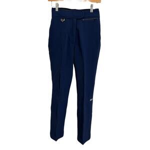 Fera Skiwear vintage women's navy blue‎ straight pants size 8R